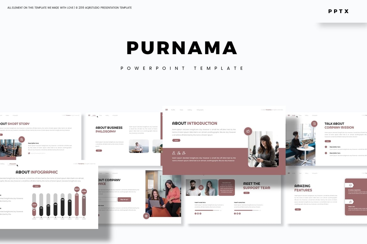 Punama - Template Powerpoint Serbaguna yang Menarik