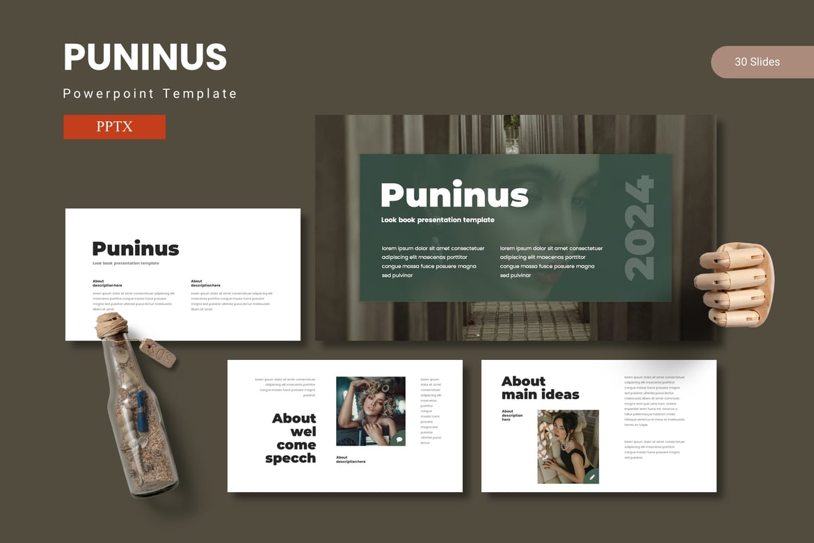 Template PowerPoint Puninus - Buat Presentasi Menarik dengan Mudah