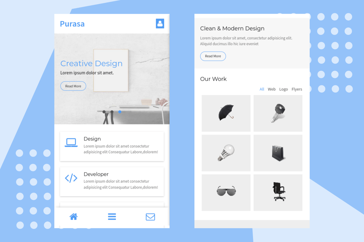 Purasa – Template Website Mobile Responsif yang Elegan