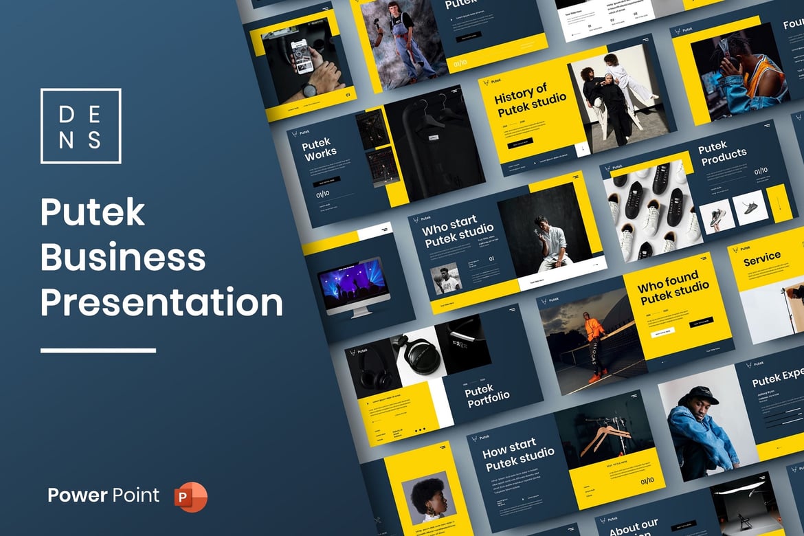 Putek – Template PowerPoint Bisnis yang Menarik