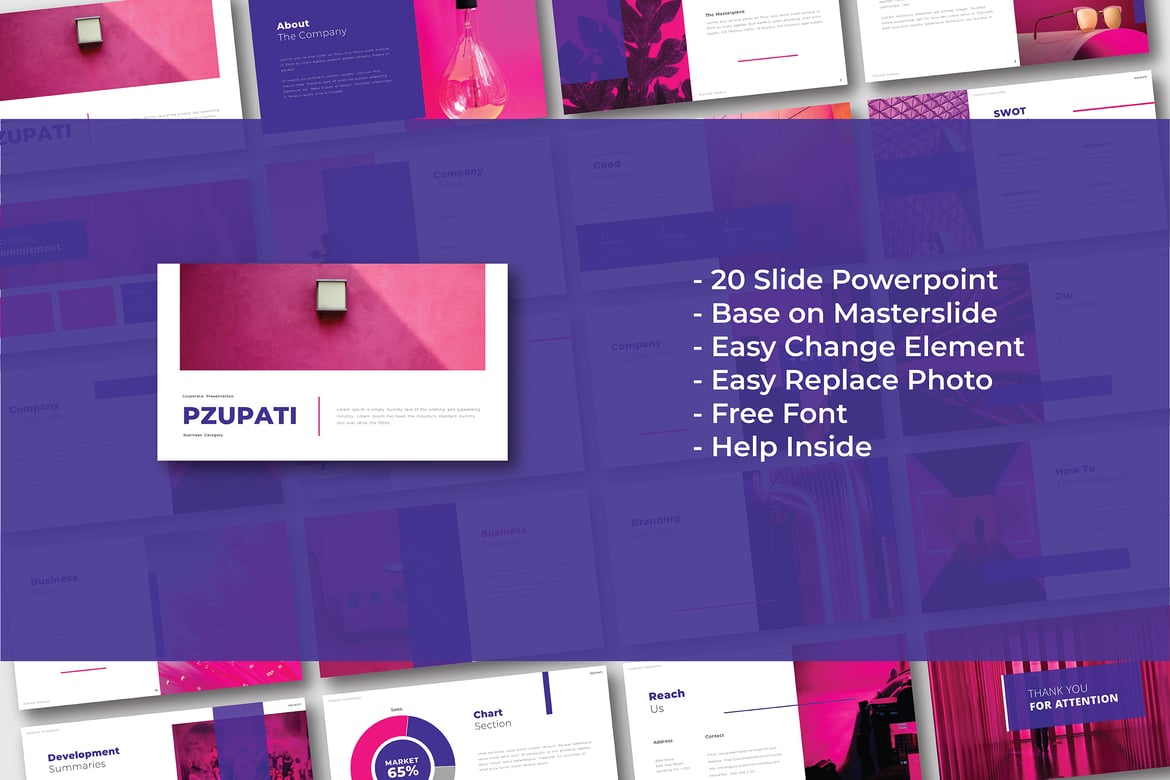 Template Powerpoint PZUPATI: Solusi Presentasi Menarik dan Profesional