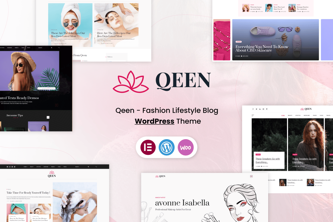 Qeen - Tema WordPress Fashion dan Gaya Hidup yang Menawan