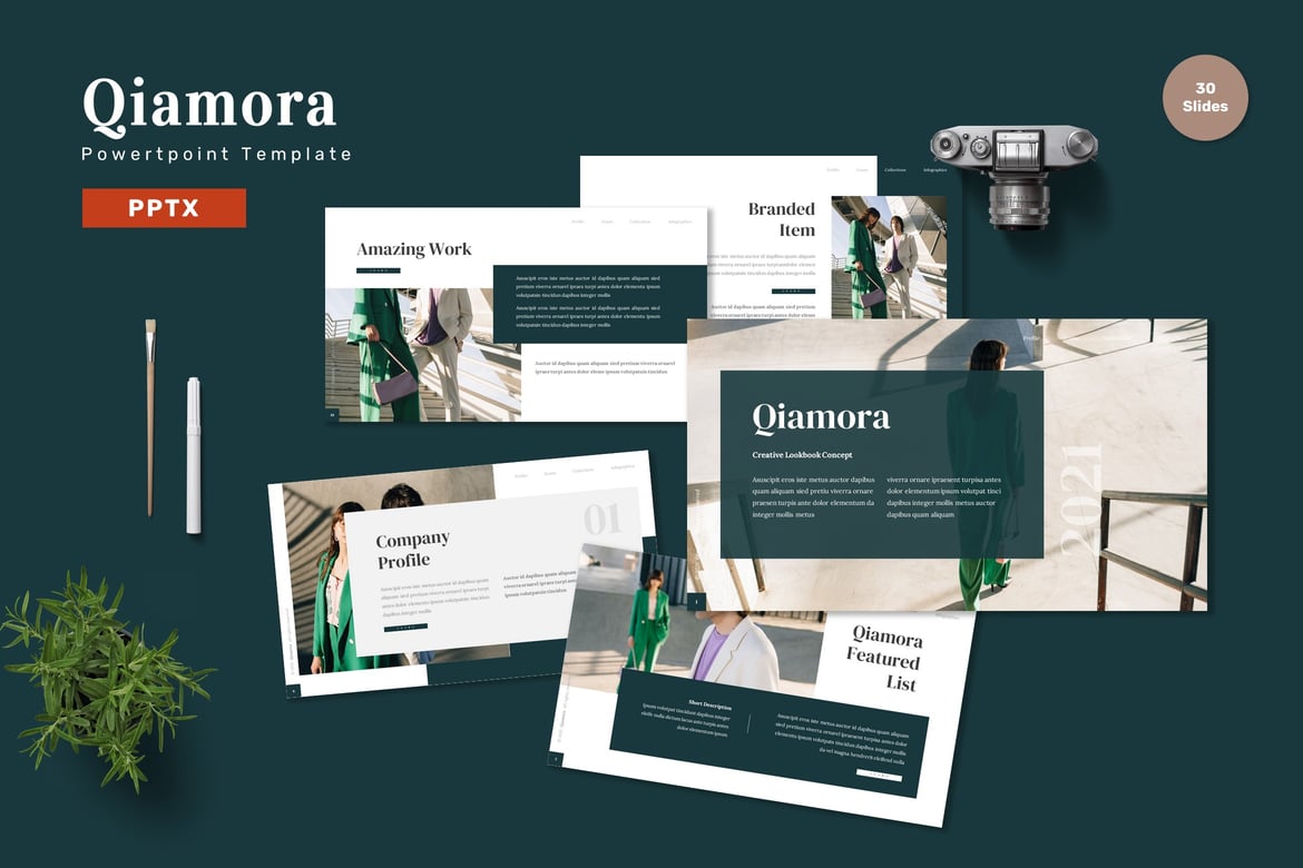 Qiamora - Template PowerPoint Menarik untuk Semua Kebutuhan