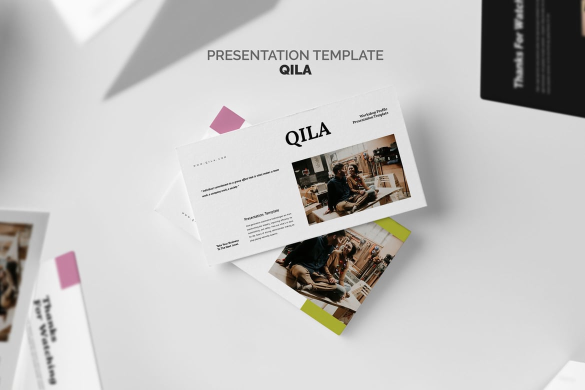 Qila: Template Powerpoint Kreatif untuk Bisnis Kerajinan Tangan
