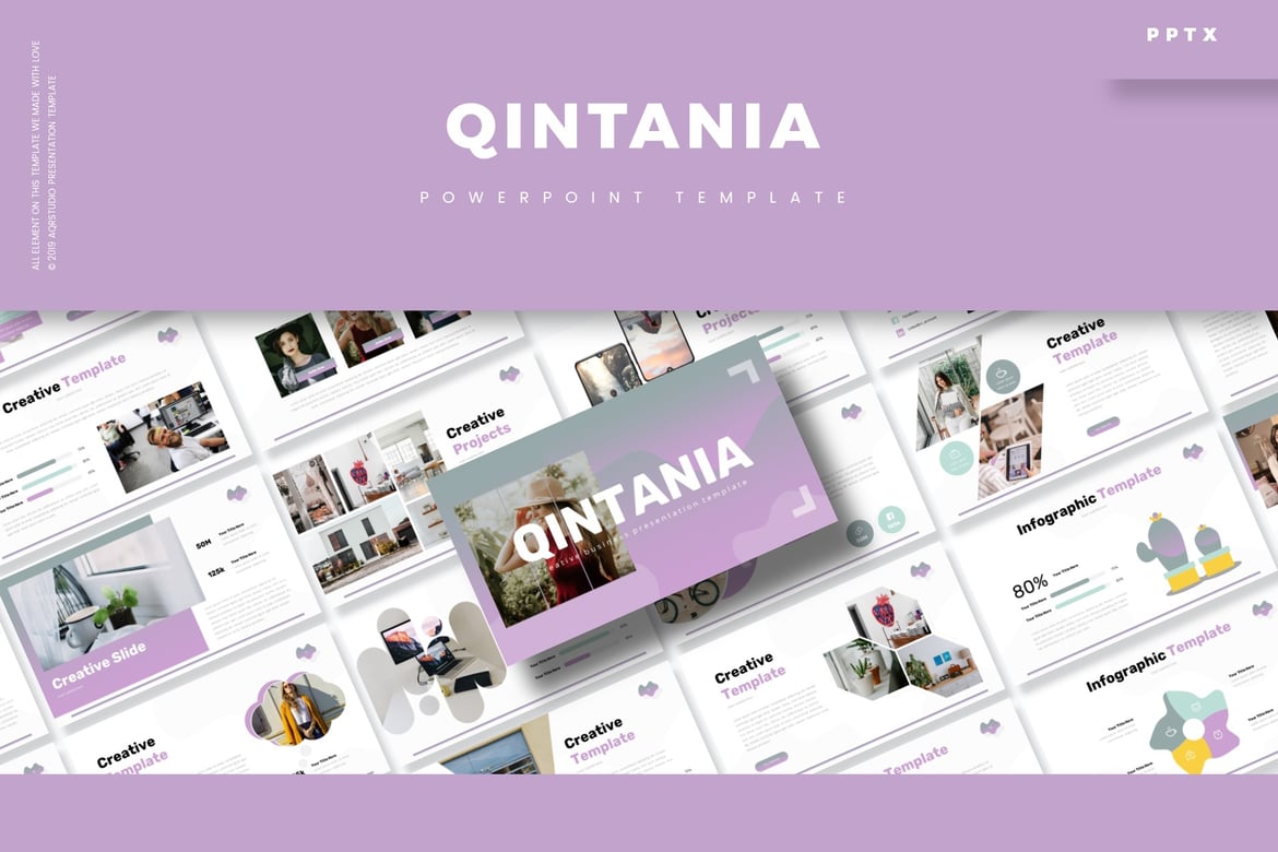 Qintania - Template Powerpoint Serbaguna yang Menarik