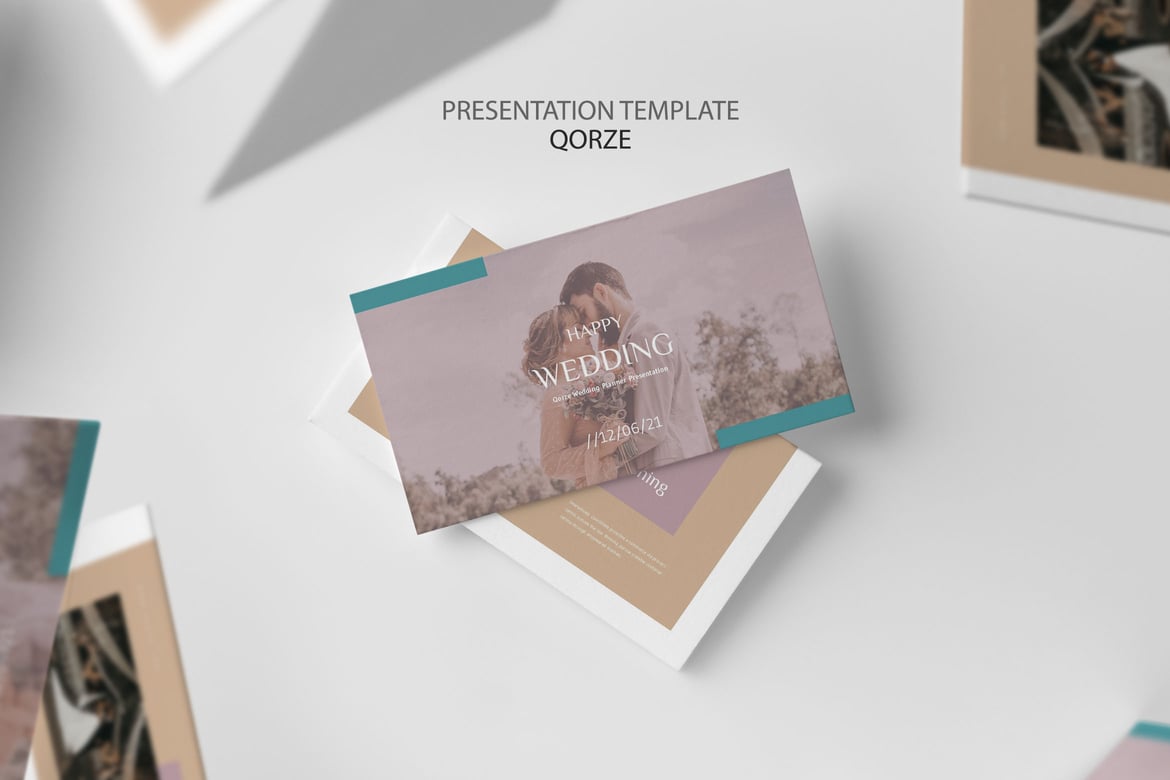 Qorze: Template PowerPoint Perencana Pernikahan yang Menarik