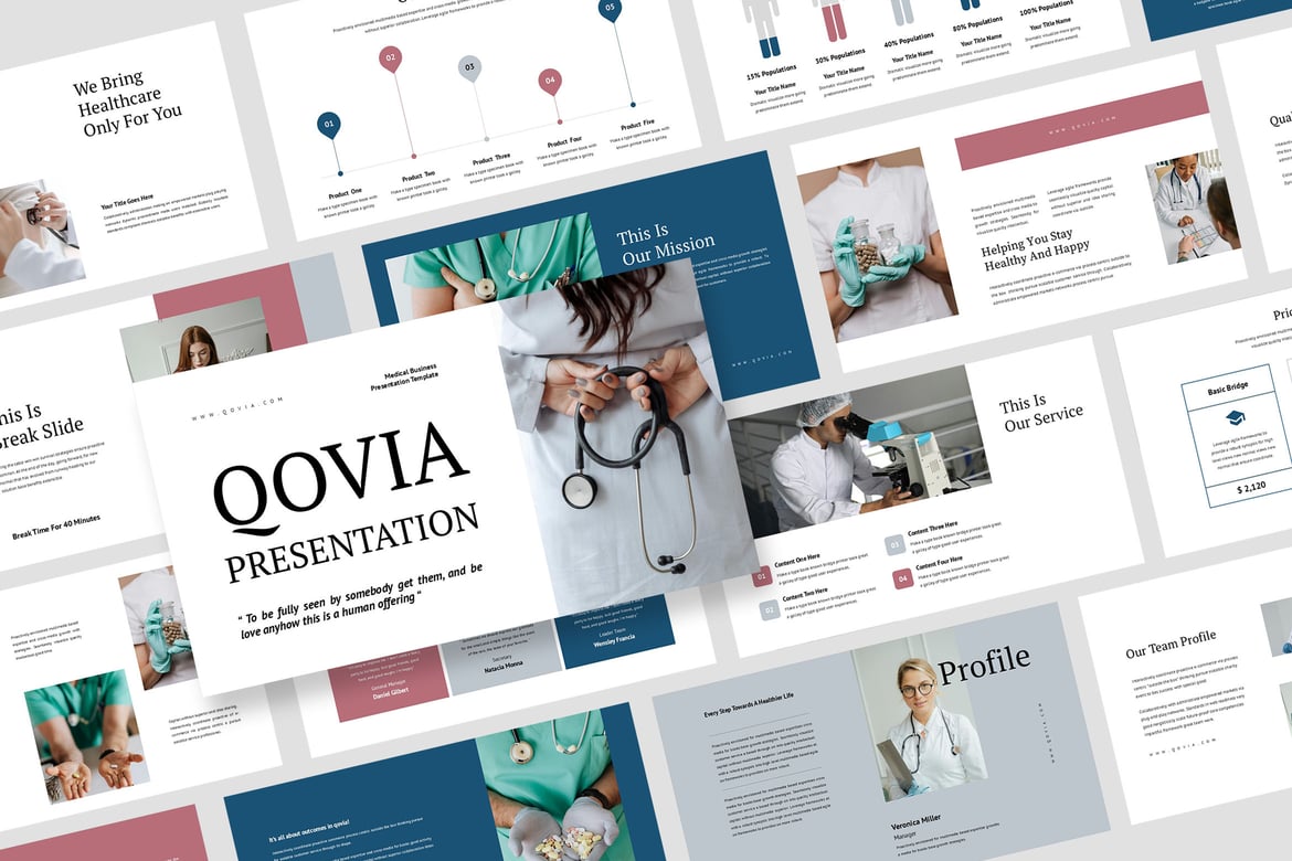 Template Presentasi Medis Qovia: Solusi Cepat dan Efektif untuk PowerPoint Anda