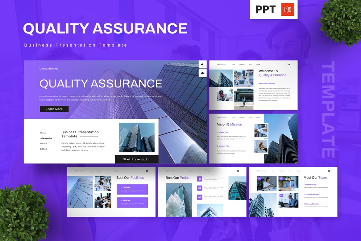 Template PowerPoint Bisnis Berkualitas untuk Presentasi Profesional