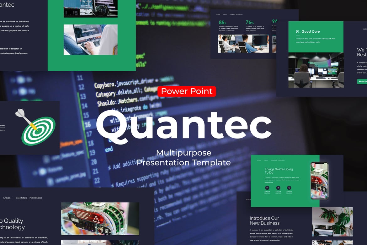Quantec - Template Presentasi PowerPoint Serbaguna