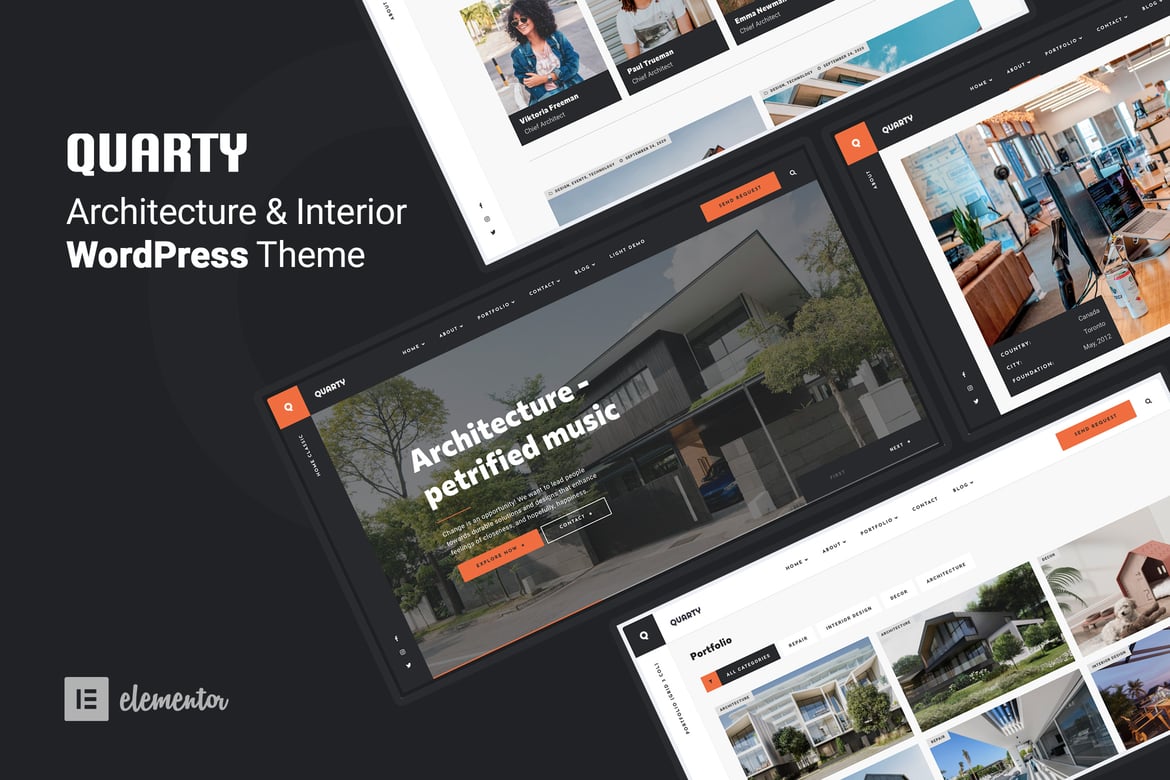 Quarty - Tema WordPress Arsitektur & Desain Interior Terbaik