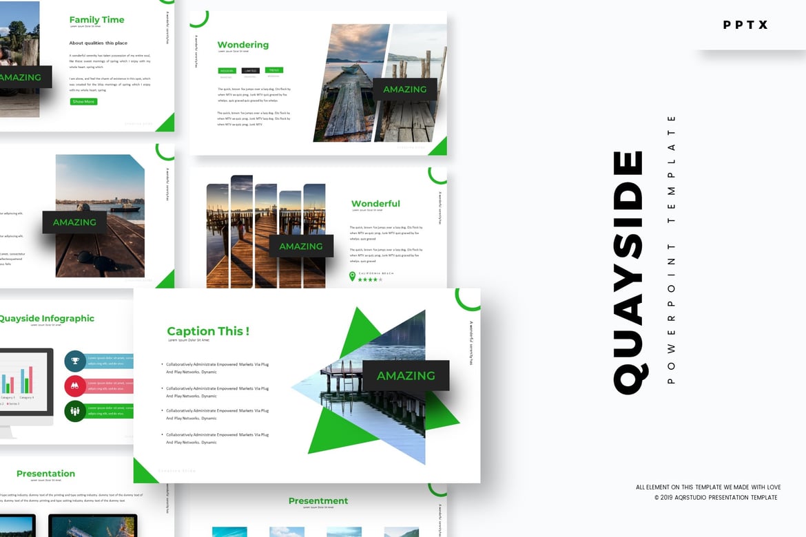Template PowerPoint Quayside - Solusi Presentasi Serbaguna