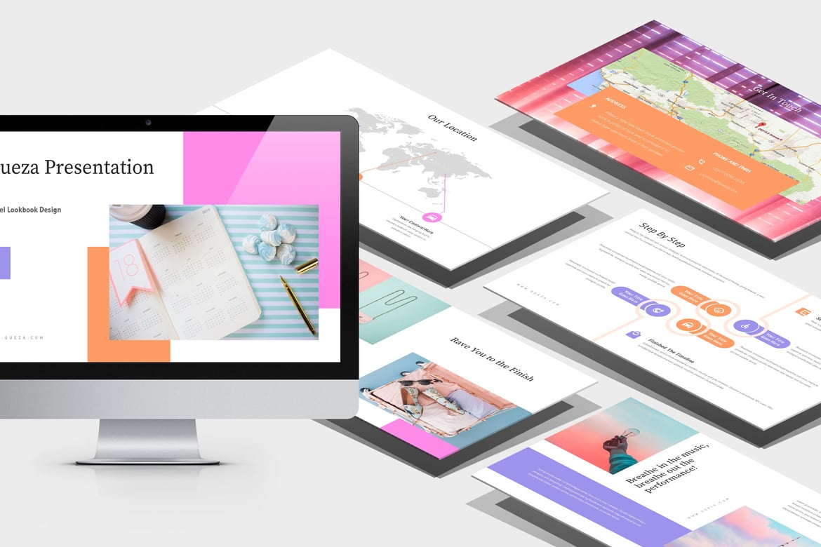 Template Presentasi PowerPoint Warna Pastel yang Menarik