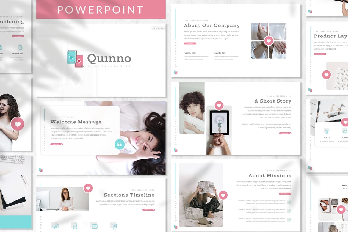 Quinno - Template PowerPoint Profesional untuk Bisnis