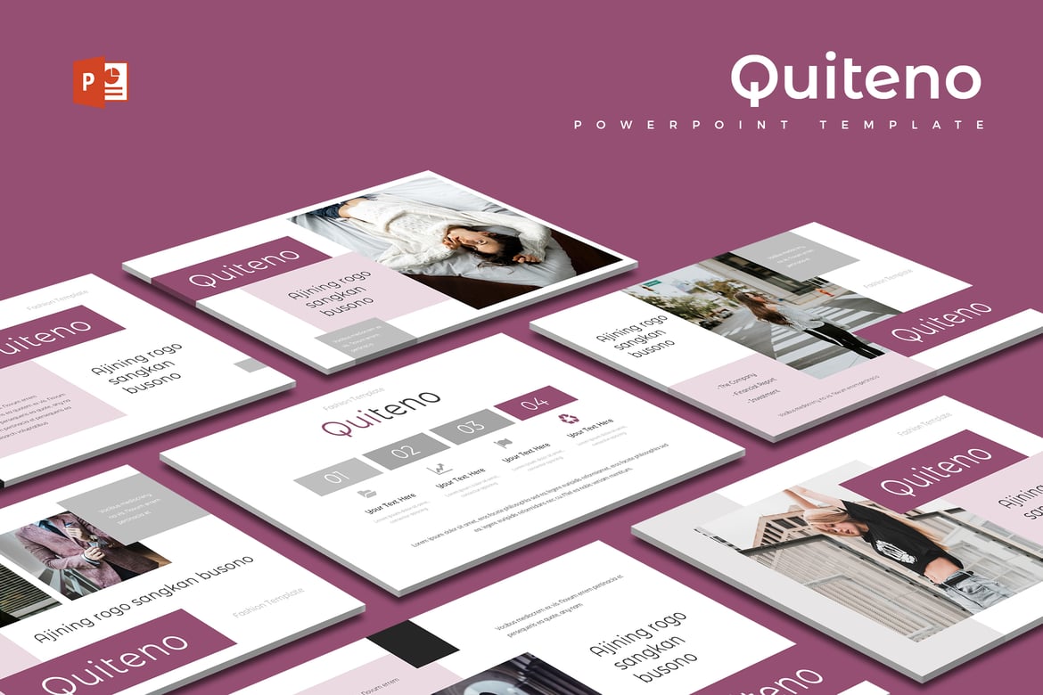 Quiteno - Template Presentasi PowerPoint Multifungsi