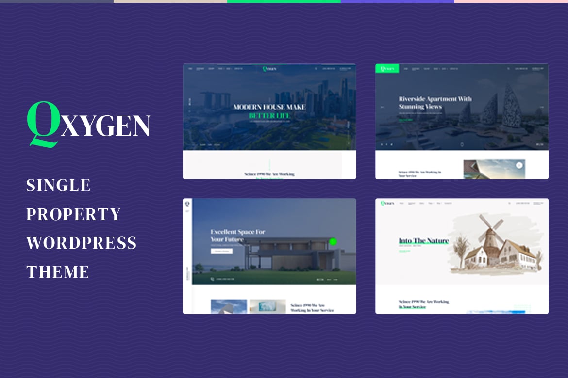 Qxygen - Tema WordPress Properti Unggulan untuk Jual dan Sewa