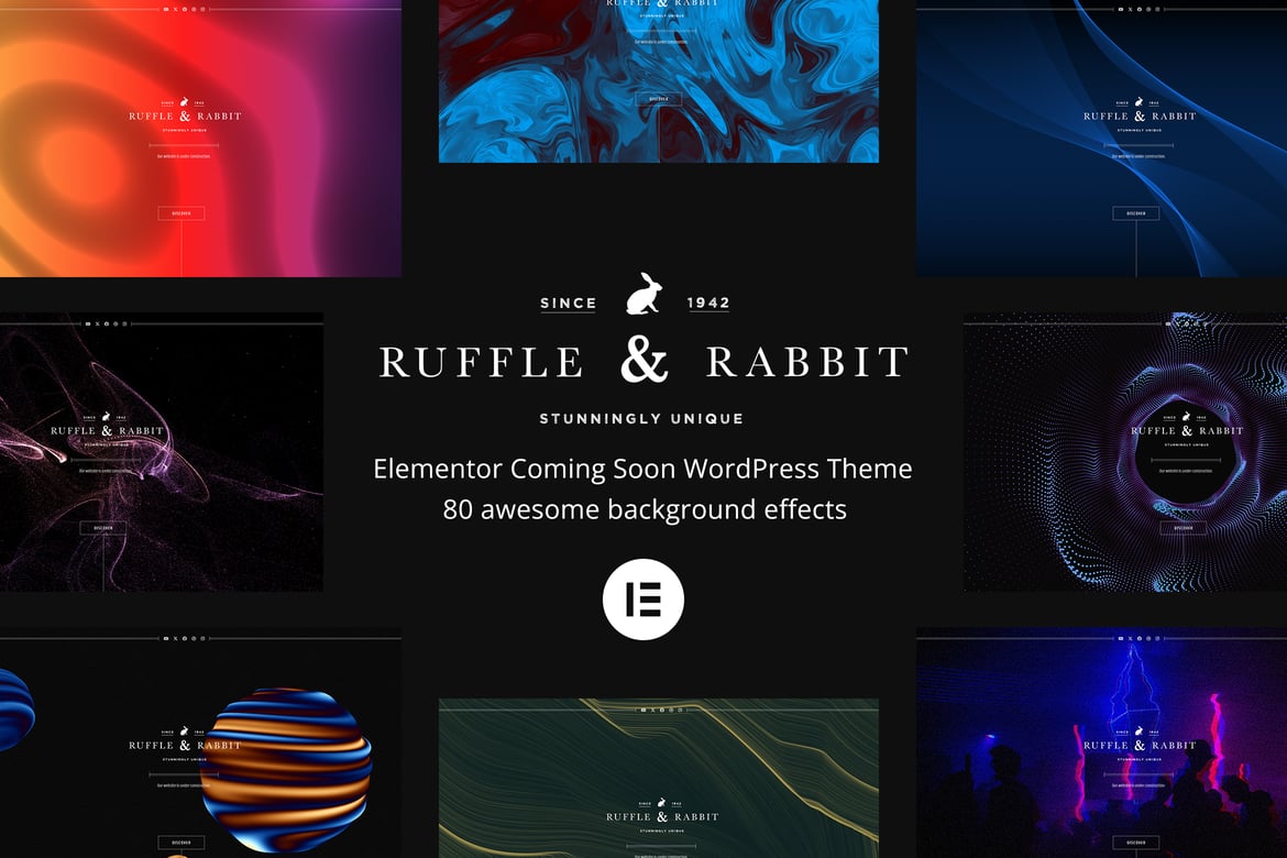 Rabbit - Tema WordPress Coming Soon yang Elegan dan Responsif