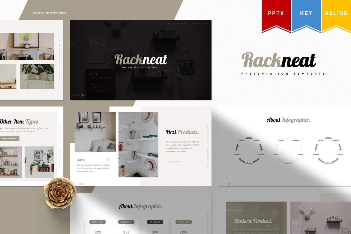 Rackneat | Template Presentasi PowerPoint, Keynote, dan Google Slides yang Menarik