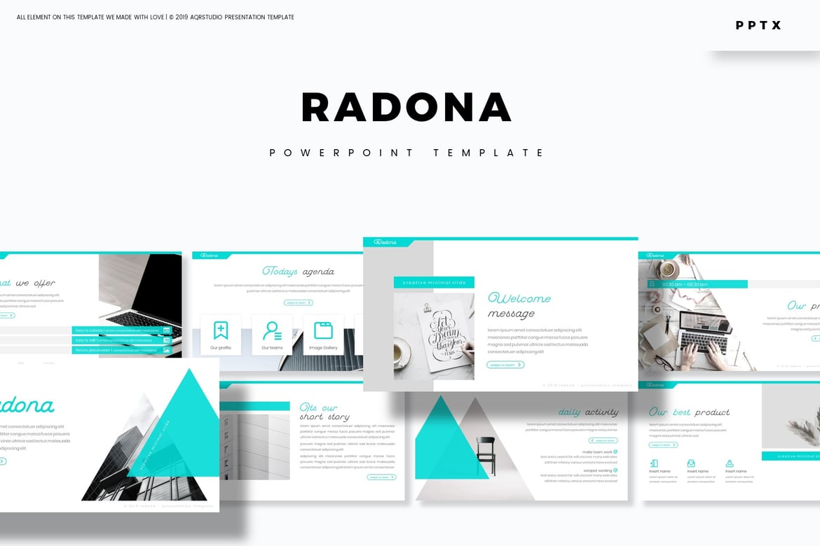 Radona - Template Powerpoint yang Menarik dan Serbaguna