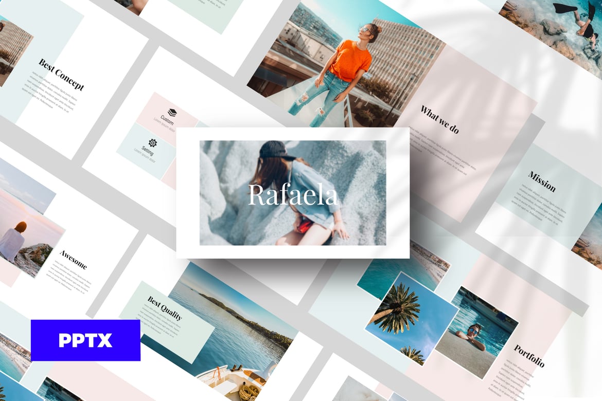 Rafaela - Template Powerpoint Kreatif untuk Semua Kebutuhan