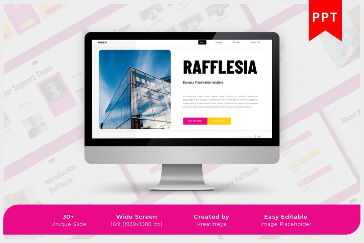 Rafflesia - Template Presentasi PowerPoint yang Menarik dan Profesional