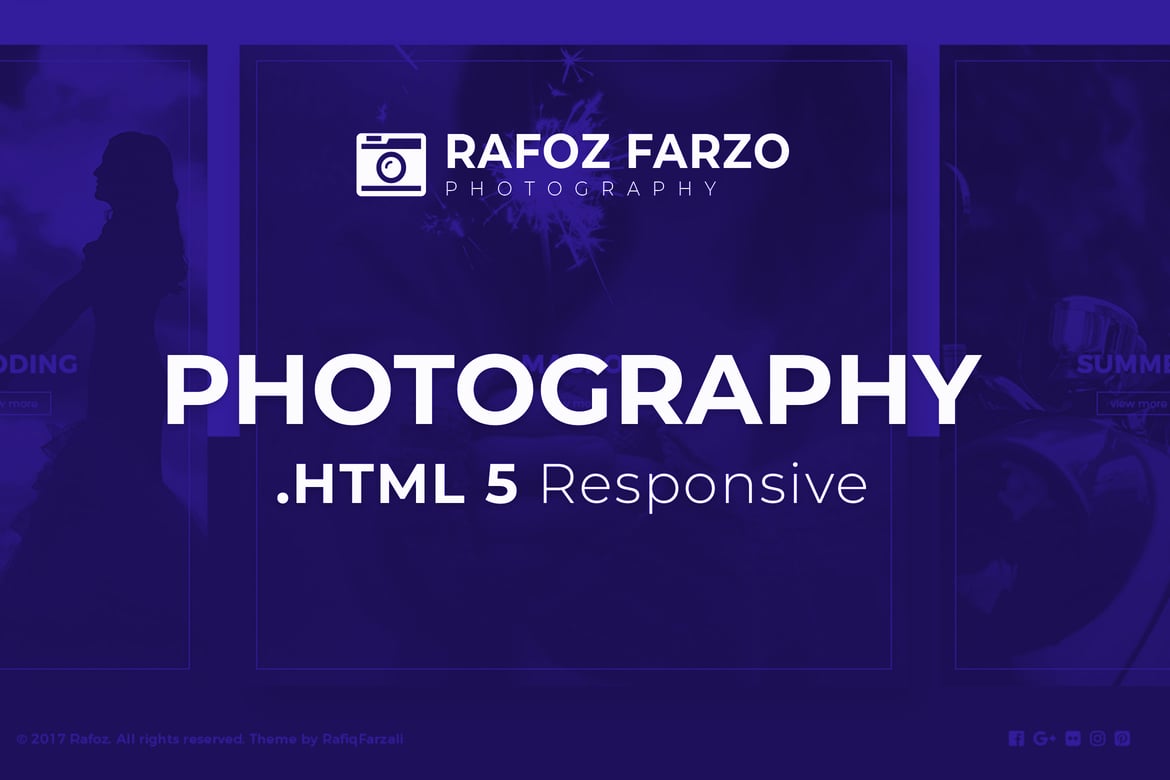 Template Website Fotografi Rafoz: Solusi Terbaik untuk Fotografer dan Blogger