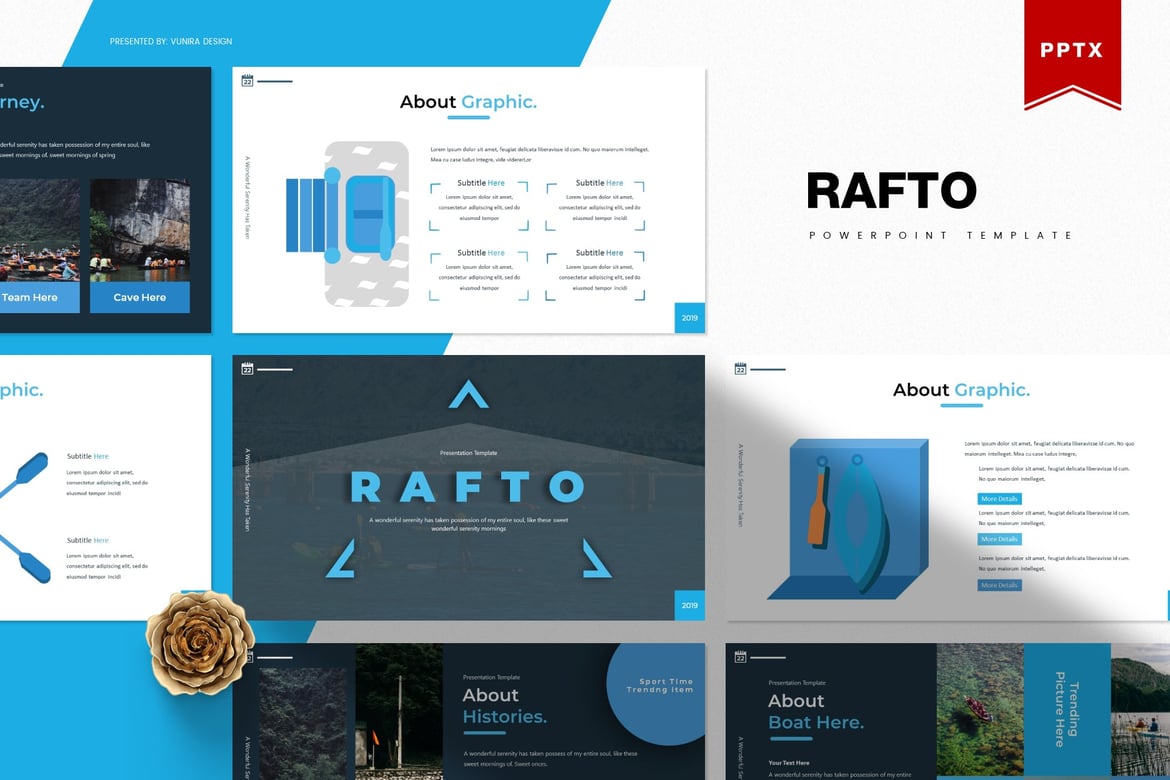 Rafto | Template PowerPoint Profesional dan Menarik