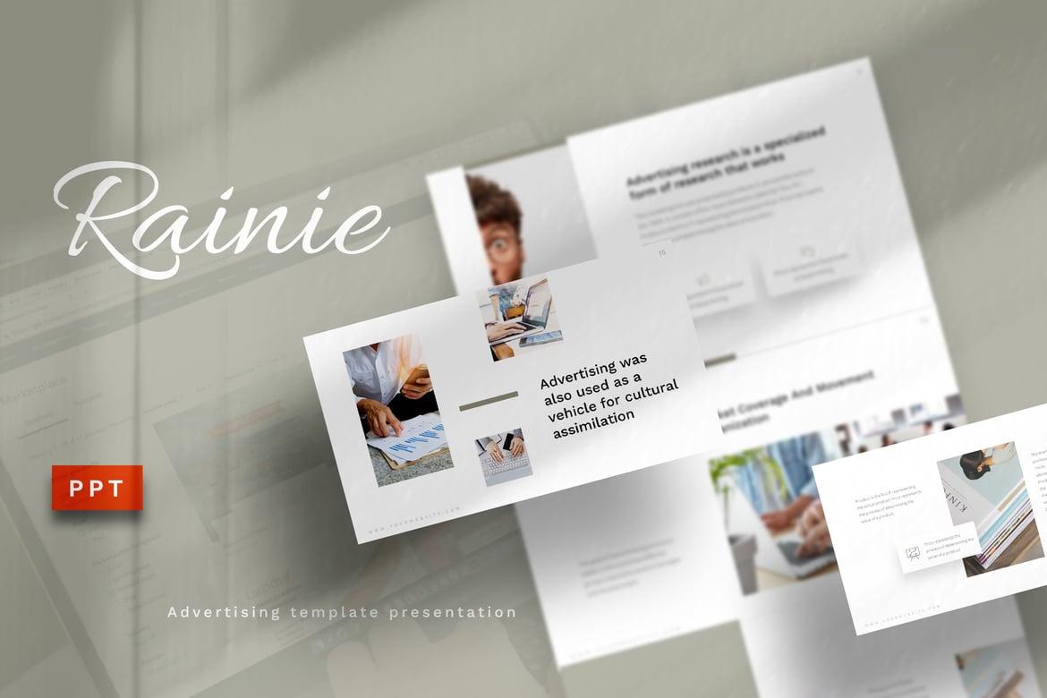 Template Powerpoint Rainie - Presentasi Menarik dan Profesional