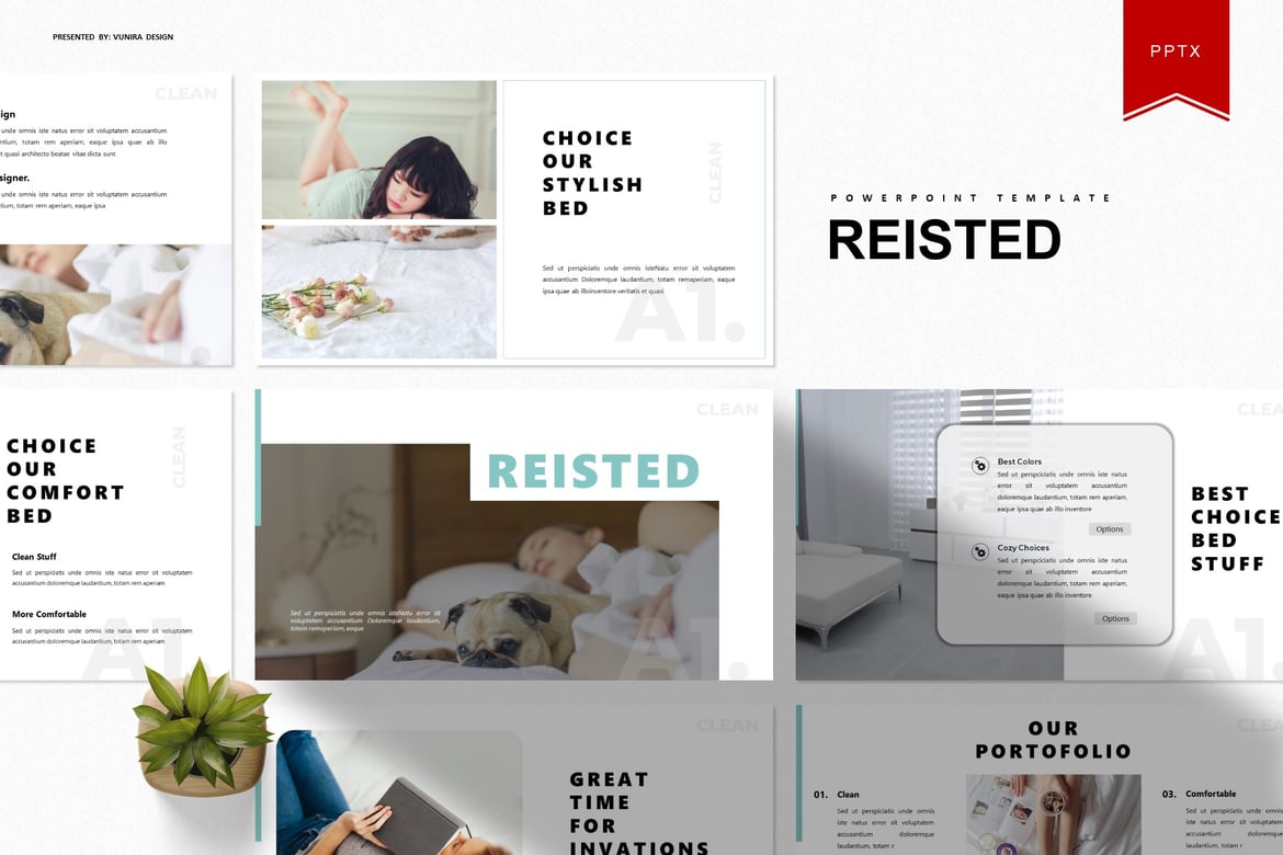 Raisted | Template Presentasi PowerPoint yang Menarik