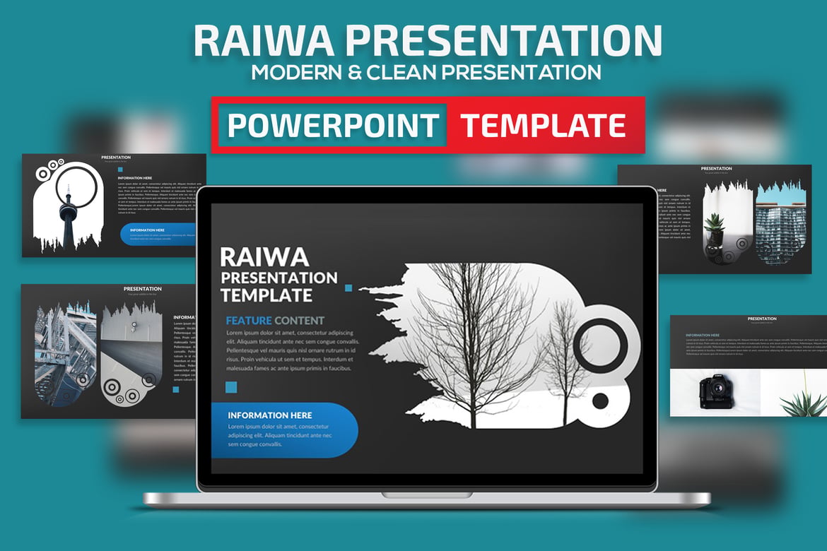 Template Presentasi PowerPoint Raiwa yang Menarik dan Profesional