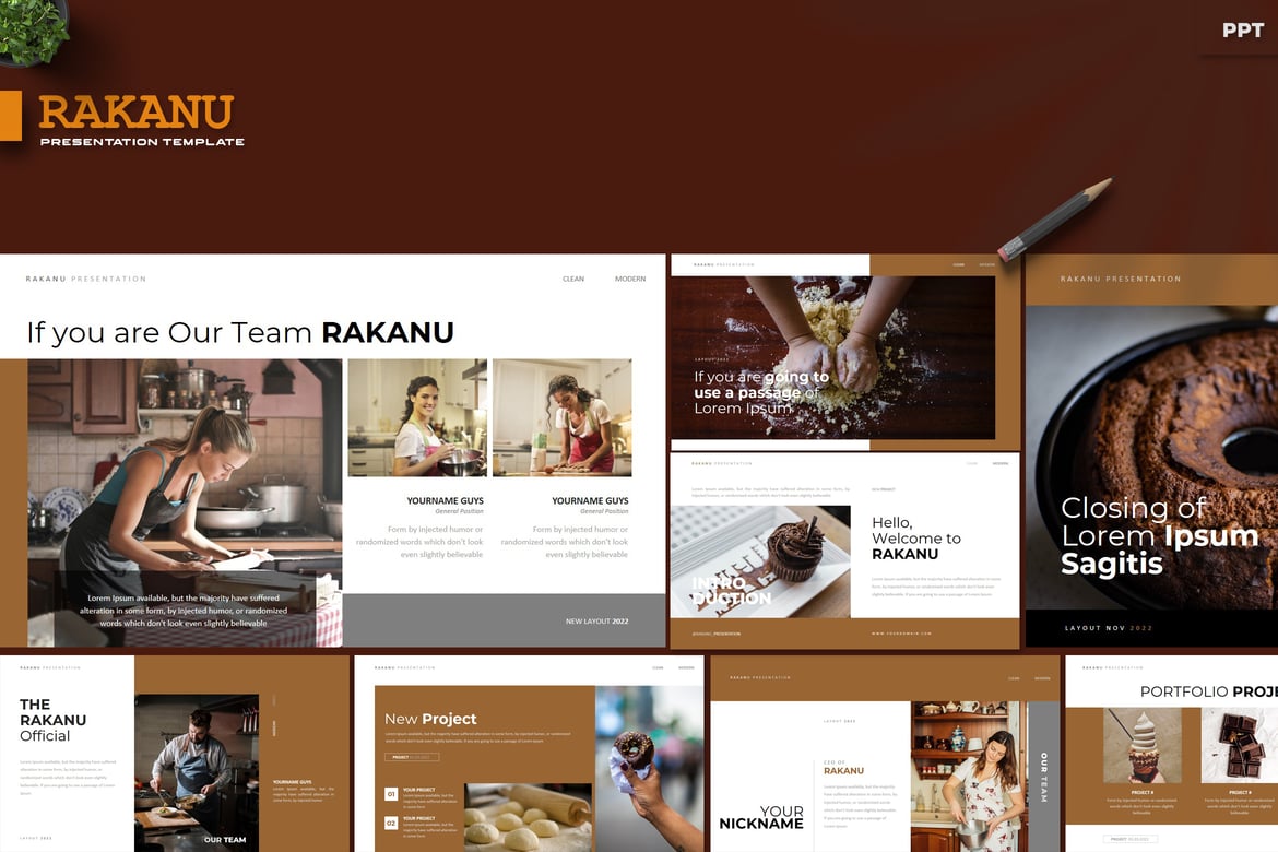 Rakanu - Template Presentasi PowerPoint Modern dan Serbaguna