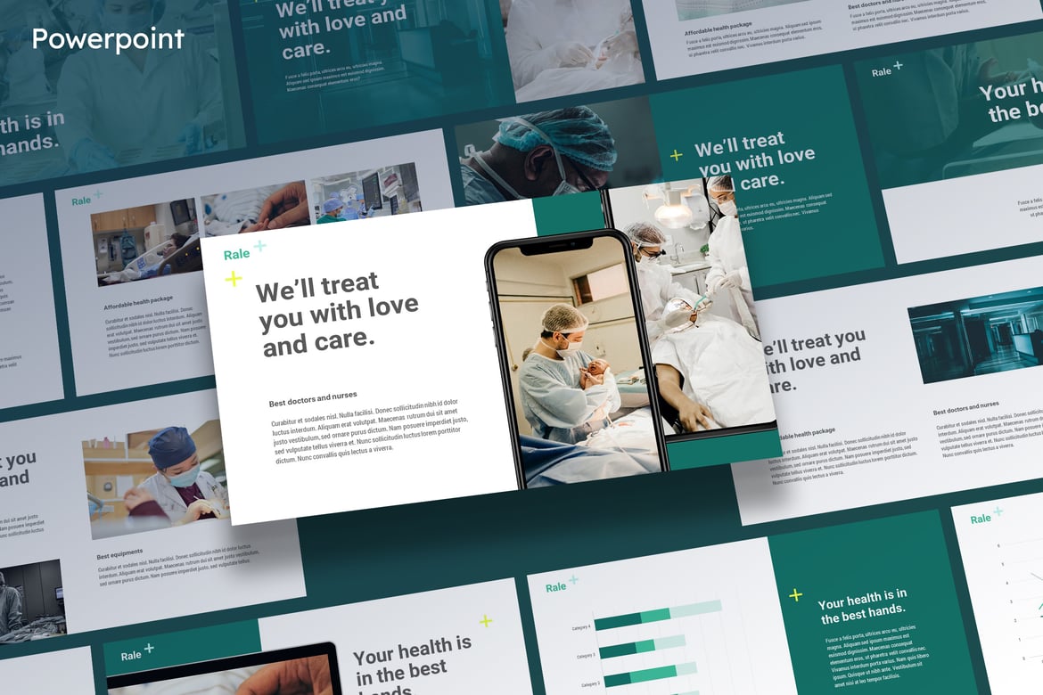 Rale - Template Powerpoint Medis yang Profesional dan Serbaguna