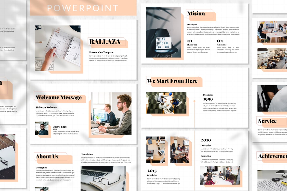 Rallaza - Template PowerPoint Bisnis yang Modern