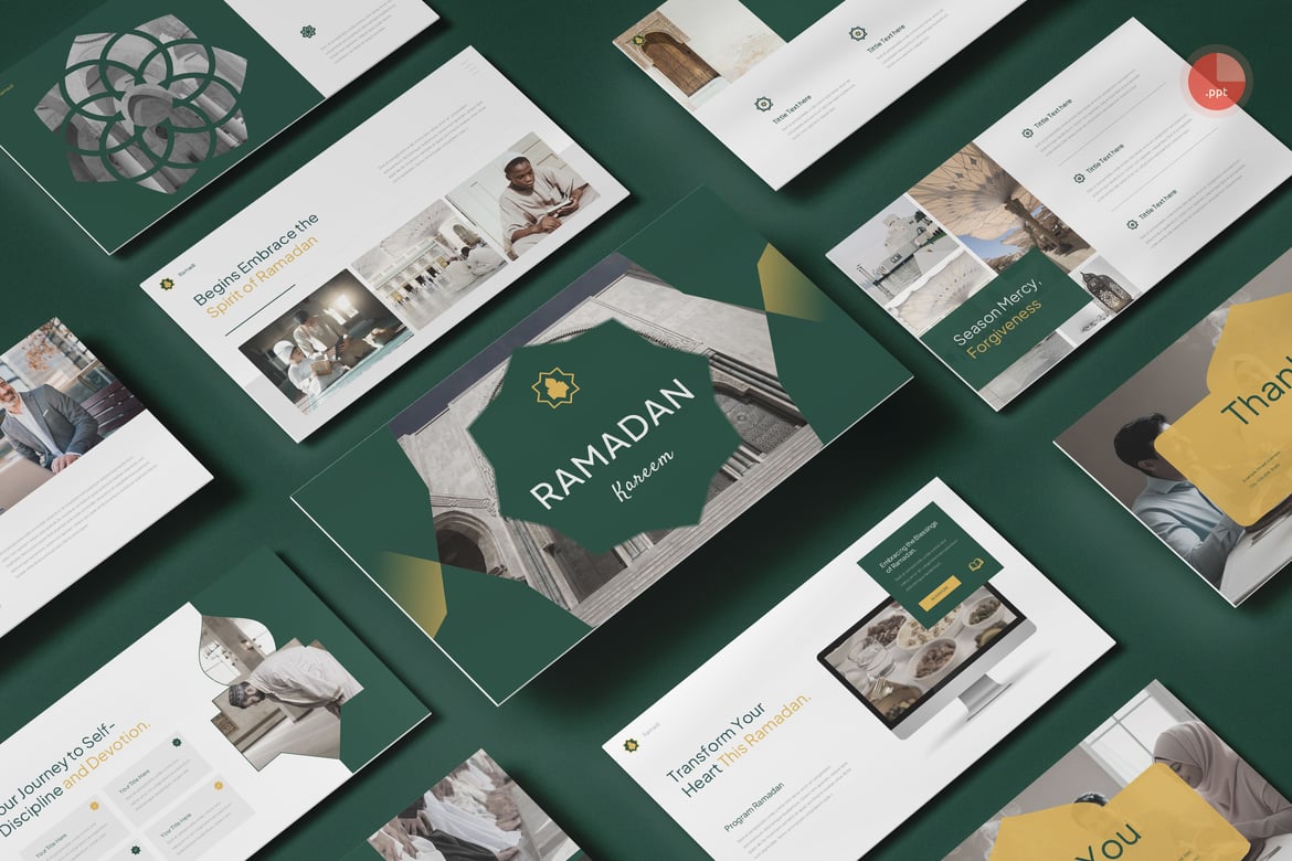 Template Presentasi Ramadan Kareem yang Menarik dan Profesional