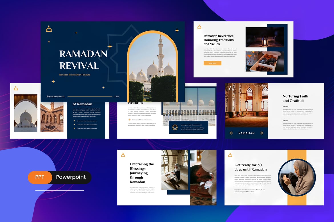 Template PowerPoint Ramadan yang Menarik dan Profesional