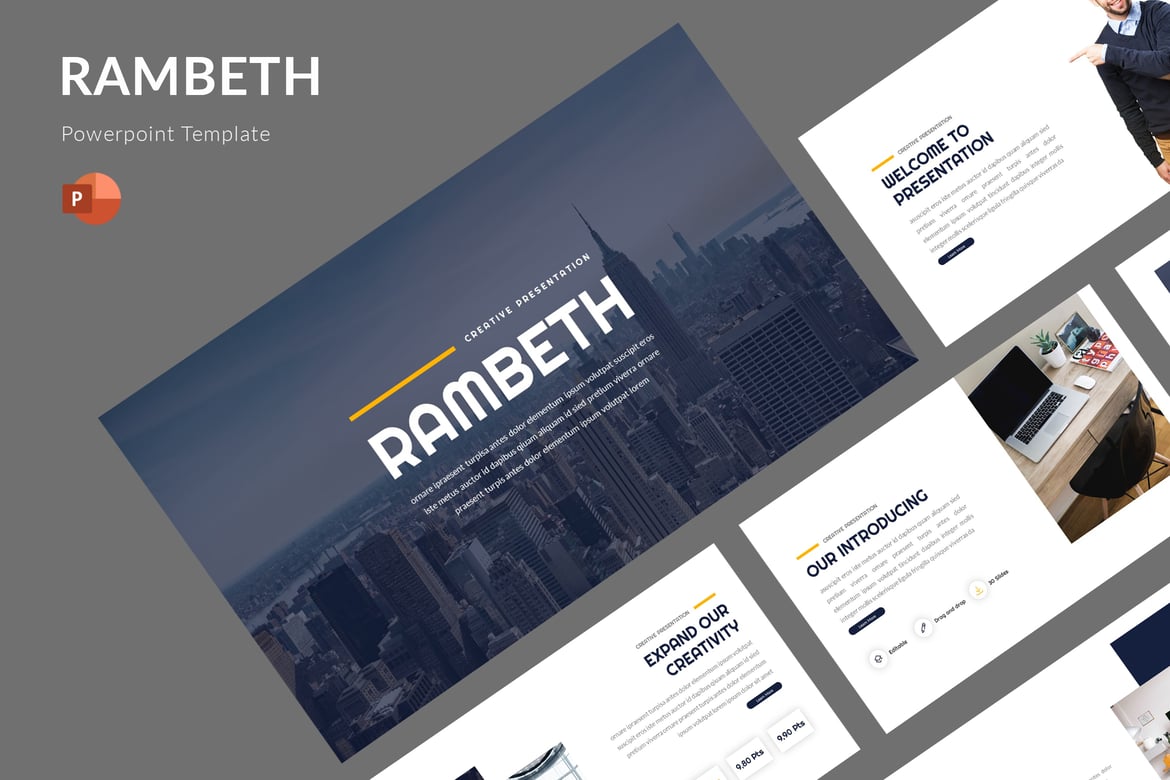 Rambeth - Template PowerPoint Serbaguna yang Menarik