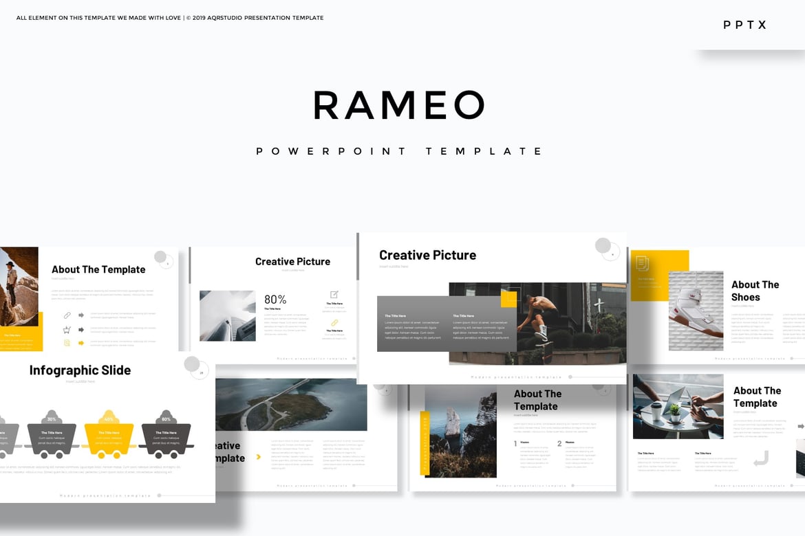 Rameo - Template PowerPoint Serbaguna yang Menarik