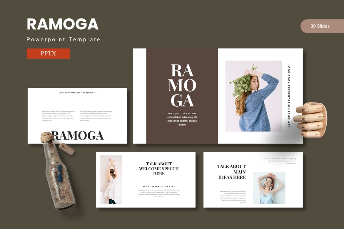 Ramoga - Template Presentasi PowerPoint yang Menarik