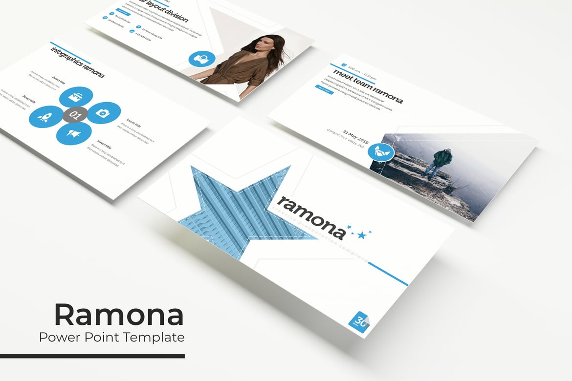 Ramona - Template Powerpoint Menarik dan Profesional