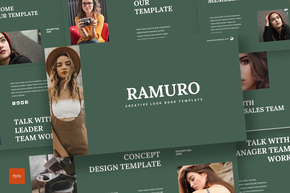 Ramuro - Template Presentasi Lookbook yang Menarik dan Profesional
