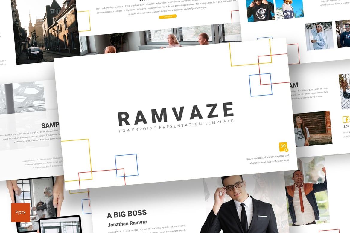 Template Presentasi Ramvase - Solusi Kreatif untuk Bisnis Anda