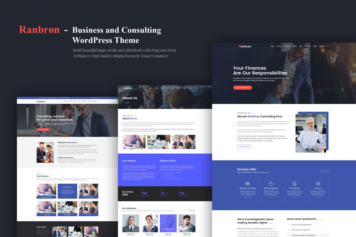 Ranbron - Tema WordPress untuk Bisnis dan Konsultasi yang Menarik