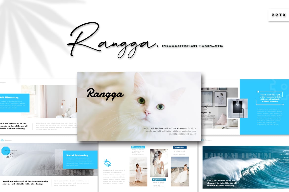 Rangga - Template Powerpoint Kreatif untuk Presentasi Menarik