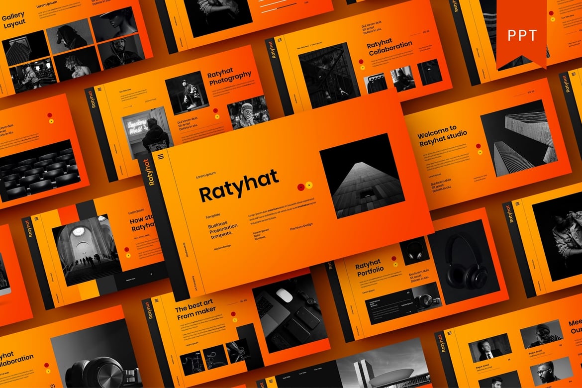Ratyhat – Template PowerPoint Bisnis yang Menarik
