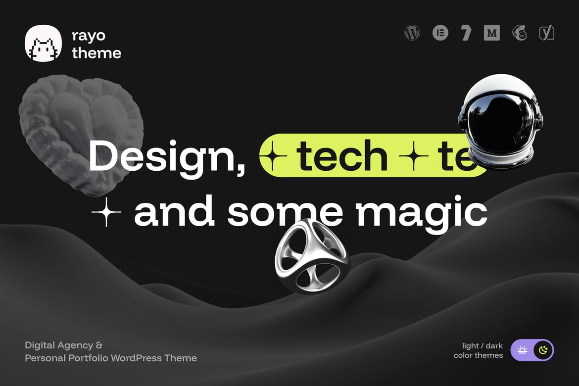 Rayo - Tema WordPress Profesional untuk Agensi Digital dan Brand Pribadi