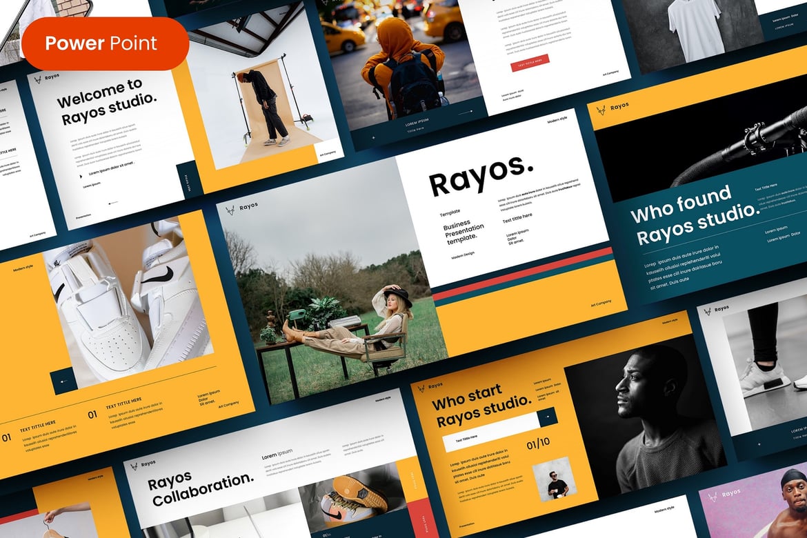Rayos – Template PowerPoint Profesional untuk Bisnis