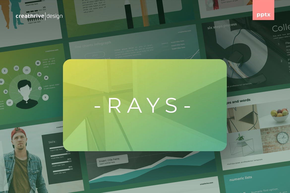 Template PowerPoint Rays: Solusi Presentasi Profesional Anda
