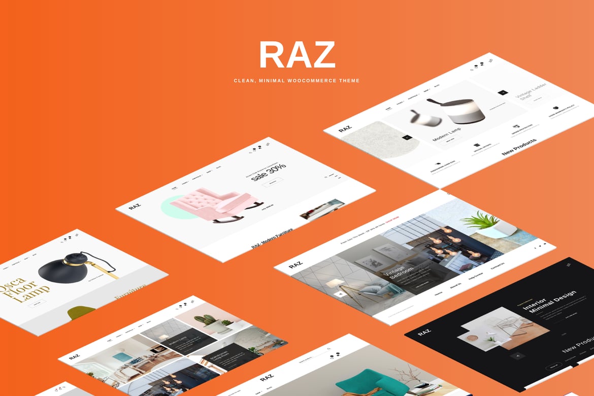 RAZ - Tema WooCommerce Kreatif dan Minimalis untuk Website Anda