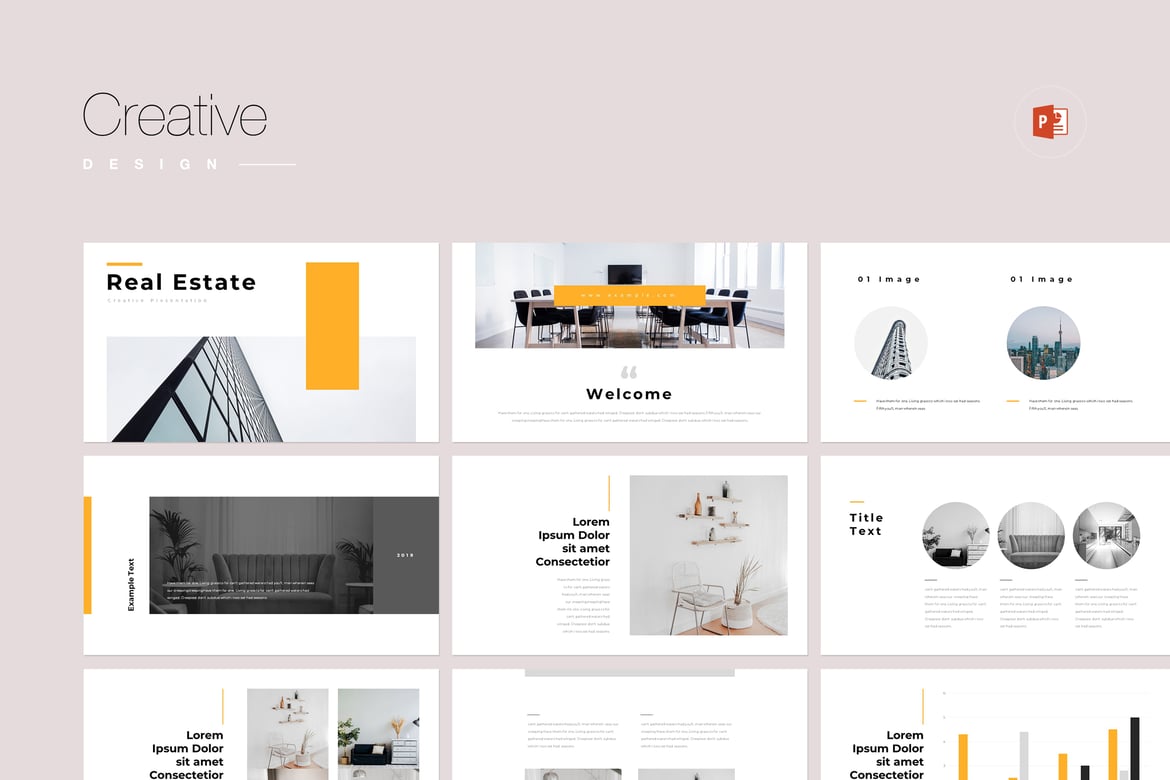 Template PowerPoint Real Estat yang Profesional dan Menarik