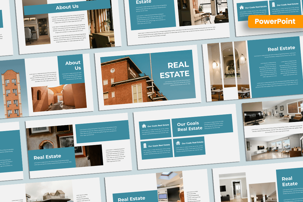 Template PowerPoint Real Estate yang Menarik dan Profesional
