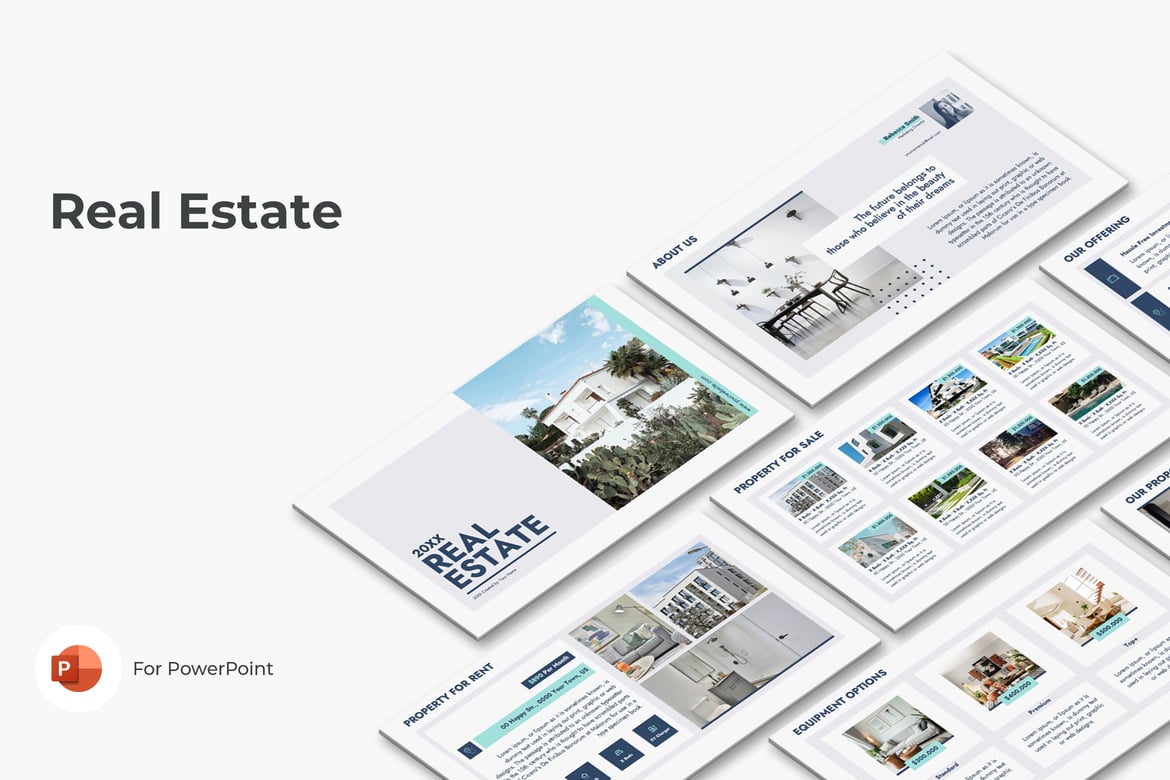 Template PowerPoint Real Estate yang Menarik dan Profesional